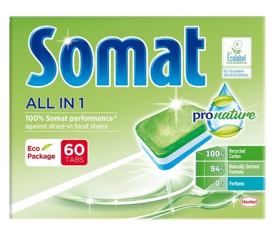 Somat tablety All in 1 ECO 60ks - Drogerie Kuchyň Myčka tablety a prášek